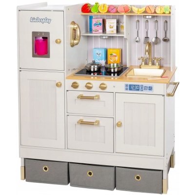 KINDERPLAY DĚTSKÁ DŘEVĚNÁ KUCHYŇKA SE SVĚTLEM – Hledejceny.cz