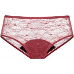 Dorina Menstruační kalhotky Eco Moon Hipster krajkové Red – Sleviste.cz