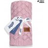 Dětská deka DETEXPOL deka do kočárku pudrově růžová