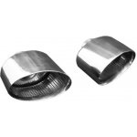 FOX Nerezová koncovka výfuku na zváranie / Typ 38 / oválna / zošikmená / v priemere 160 x 130 mm / Dĺžka 180 mm – Zboží Mobilmania