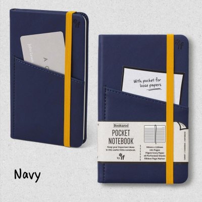 EPEE Bookaroo Kapesní zápisník A6 modrý tmavě – Zboží Mobilmania
