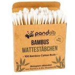 Pandoo Bambusové vatové tyčinky do uší 100 ks – Zboží Dáma