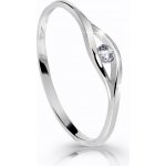 Cutie Jewellery zlatý prstýnek se zirkonem Z6108W – Zboží Mobilmania