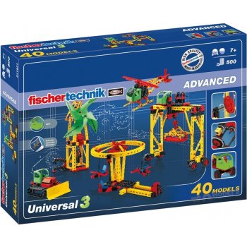 Fischer technik 511931 Advanced Universal 3 Začátečnická sada 500 dílů