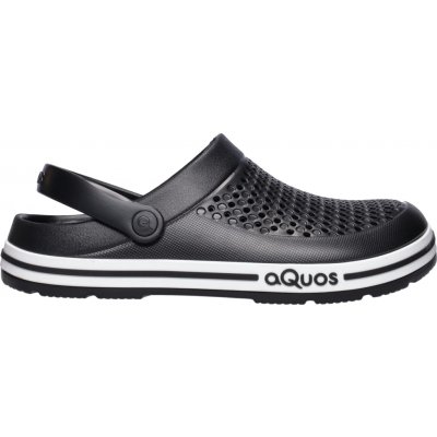Aquos Mante M clogs černá bílá – Zboží Mobilmania