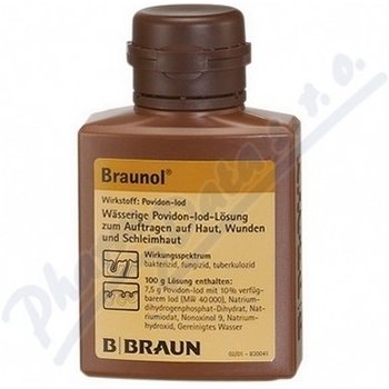 BRAUNOL DRM 75MG/G DRM SOL 1X100ML