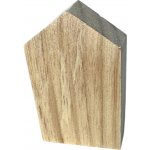 Creatissimo Dřevěný domeček 10x5x2cm (5ks) – Zboží Dáma
