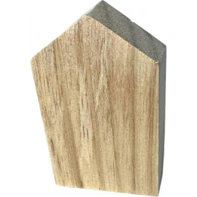 Creatissimo Dřevěný domeček 10x5x2cm (5ks) – Zboží Dáma