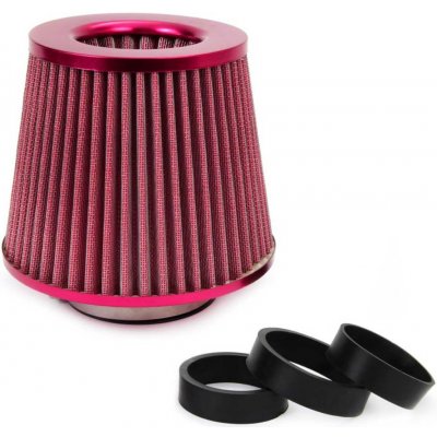 AMIO Sportovní vzduchový filtr červený + 3 adaptéry – Zboží Mobilmania