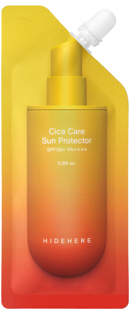 Hidehere Cica Care Sun Protector Ochranný krém pro citlivou a poškozenou pleť SPF50+ , 25 ml