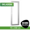 Venkovní dveře SKLADOVÁ-OKNA REHAU Smartline+ Bílá 70 x 208 cm pravé