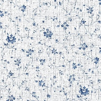 GEKKOFIX 14179 Samolepící fólie Vintage květinky modré samolepící tapety rozměry 45 cm x 15 m – Zboží Mobilmania