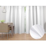 Biante Dekorační závěs TF-068 Bílý bez vzoru 150x220 cm – Hledejceny.cz