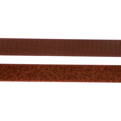 Pro Háčkování Suchý zip, 20 mm, komplet oříškově hnědá – Hledejceny.cz