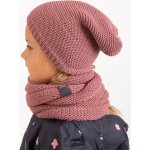 Unuo dětská čepice pletená Warm starorůžová – Zboží Dáma