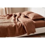 Dadka povlečení mušelín Hnědé 140x200 70x90 – Zboží Dáma