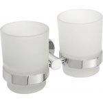 Bemeta Omega dvojitý držák včetně sklenice 165 x 105 x 55 mm 104110022 – Zboží Dáma