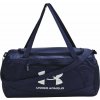 Sportovní taška Under Armour UA Hustle 5.0 Packable XS Duffle Midnight Navy/Metallic Stříbrná 25 L