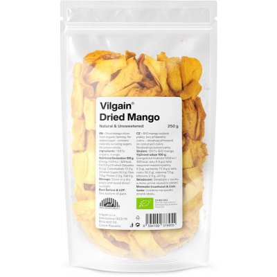 Vilgain Mango sušené BIO 250 g – Zboží Mobilmania