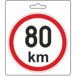 Samolepka omezená rychlost 80km/h (110 mm) – Zboží Živě