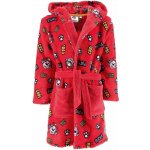 SunCity Dětský / chlapecký coral fleece župan s kapucí Tlapková patrola - Paw Patrol - motiv Marshall Červená – Sleviste.cz