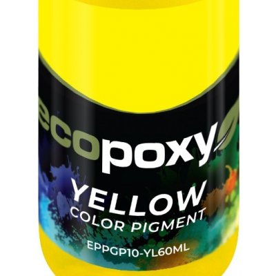 EcoPoxy Barevné pigmenty do pryskyřice žlutá 60 ml – Zbozi.Blesk.cz