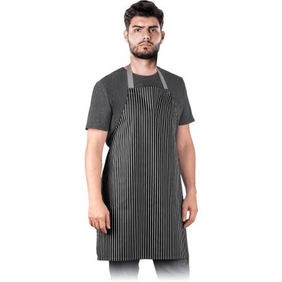 KSVL Kuchyňská zástěra SIMPLE STRAP 70x80 cm černá