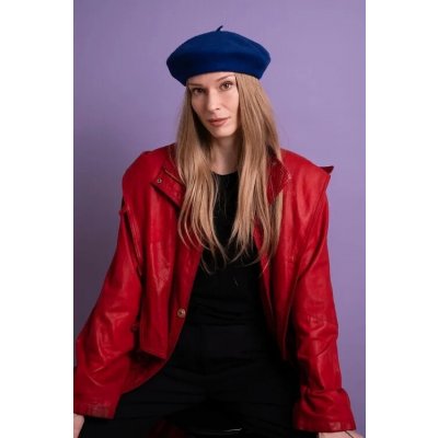 Art of Polo Pletený baret 25113 Finest merino Modrá – Hledejceny.cz