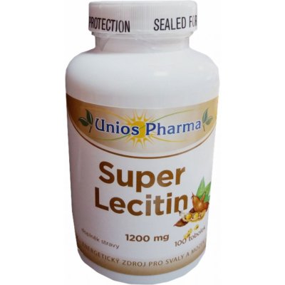 Unios Pharma Super Lecitin s dolomitem a vit. B2,B6 100 kapslí