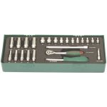 JONNESWAY S04H2125SP 1/4", 4 - 13 mm, 24 kusů – Zboží Mobilmania