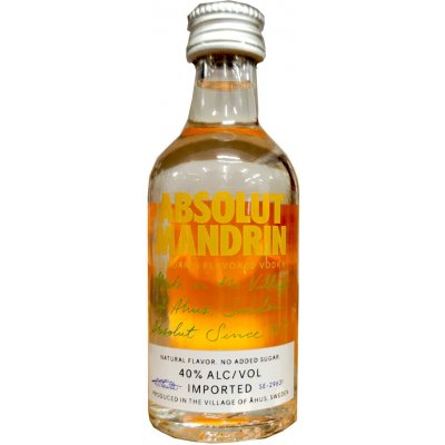 Absolut Mandarinka 40% 0,05 l (holá láhev) – Zbozi.Blesk.cz