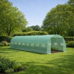 BestBerg Zahradní fóliovník BBGT-24G 24 m² 8 x 3 x 2 m zelená – Zboží Dáma