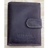 Peněženka Wild´s Collection Pánská kožená peněženka s přezkou brown