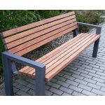 HTI Lavička Doni KA-K1017 150 cm černá komaxit RAL 9005 – Zboží Mobilmania