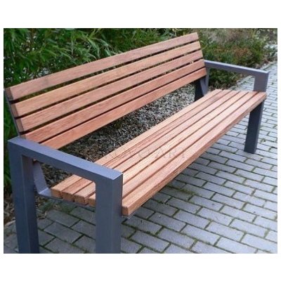 HTI Lavička Doni KA-K1017 150 cm černá komaxit RAL 9005 – Zboží Mobilmania