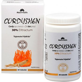 Maxivitalis Cordyshen cordyceps+ženšen 60 tablet