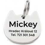 Šperky4U Ocelová psí/kočičí známka srdce PZ049 – Hledejceny.cz
