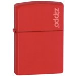 Zippo Logo Red Matte With 26096 – Zboží Mobilmania