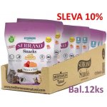 Serrano Snack Cat AntiHairball Salmon & Tuna 12 x 50 g – Hledejceny.cz