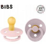 Bibs Colour dudlíky přírodní kaučuk 2ks Blossom / Dusky Lilac – Zboží Mobilmania