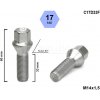 Kolové šrouby a matice Kolový šroub M14x1,5x33 kuželový, klíč 17, C17D33F, výška 60 mm