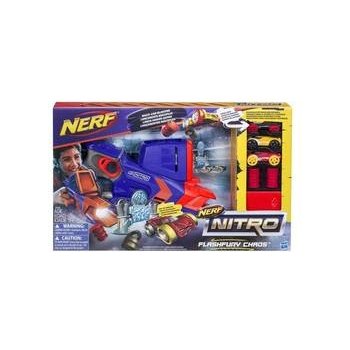 Nerf Nitro Flashfury Chaos + 3 auta C0788