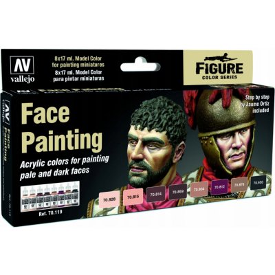 Vallejo Model Color Effects Set 70119 Faces Painting Set 8 by Jaume Ortiz – Zboží Dáma