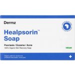 Dermz Healpsorin Africké černé mýdlo na akné psoriázu a ekzém 100 g – Zboží Dáma