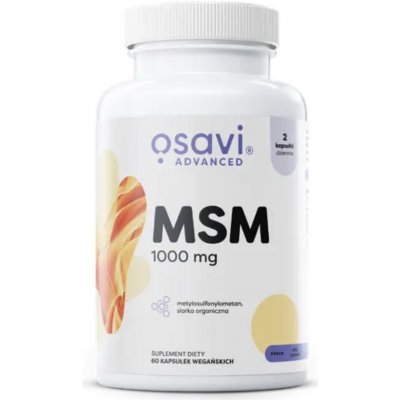 Osavi MSM 1000 mg 60 rostlinných kapslí – Hledejceny.cz