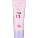 Holika Holika Lively Petit CC Lehký tónovací CC krém v odstínu růžové béžové 30 ml – Sleviste.cz