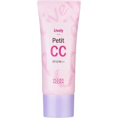 Holika Holika Lively Petit CC Lehký tónovací CC krém v odstínu růžové béžové 30 ml – Sleviste.cz