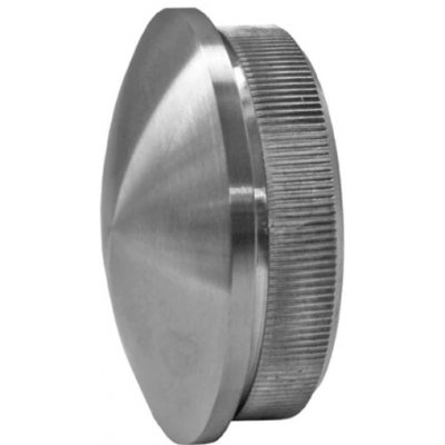 Hahn Steel Ukončení madla D42,4x2 mm , vypouklé - Nerez AISI 304, broušený – Sleviste.cz