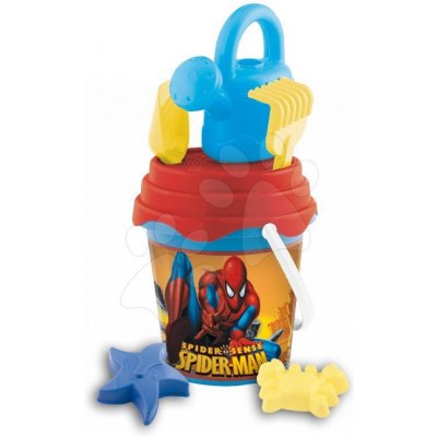 Mondo 18450 kbelík set s konví Spiderman červeno-modrý