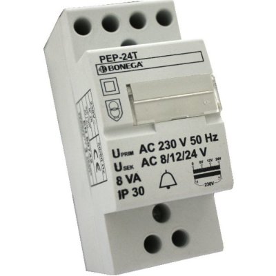 SEZ Elektronický transformátor zvonkový 24V, 24 V, IP30 18-223081224-PEP-24T – Zbozi.Blesk.cz